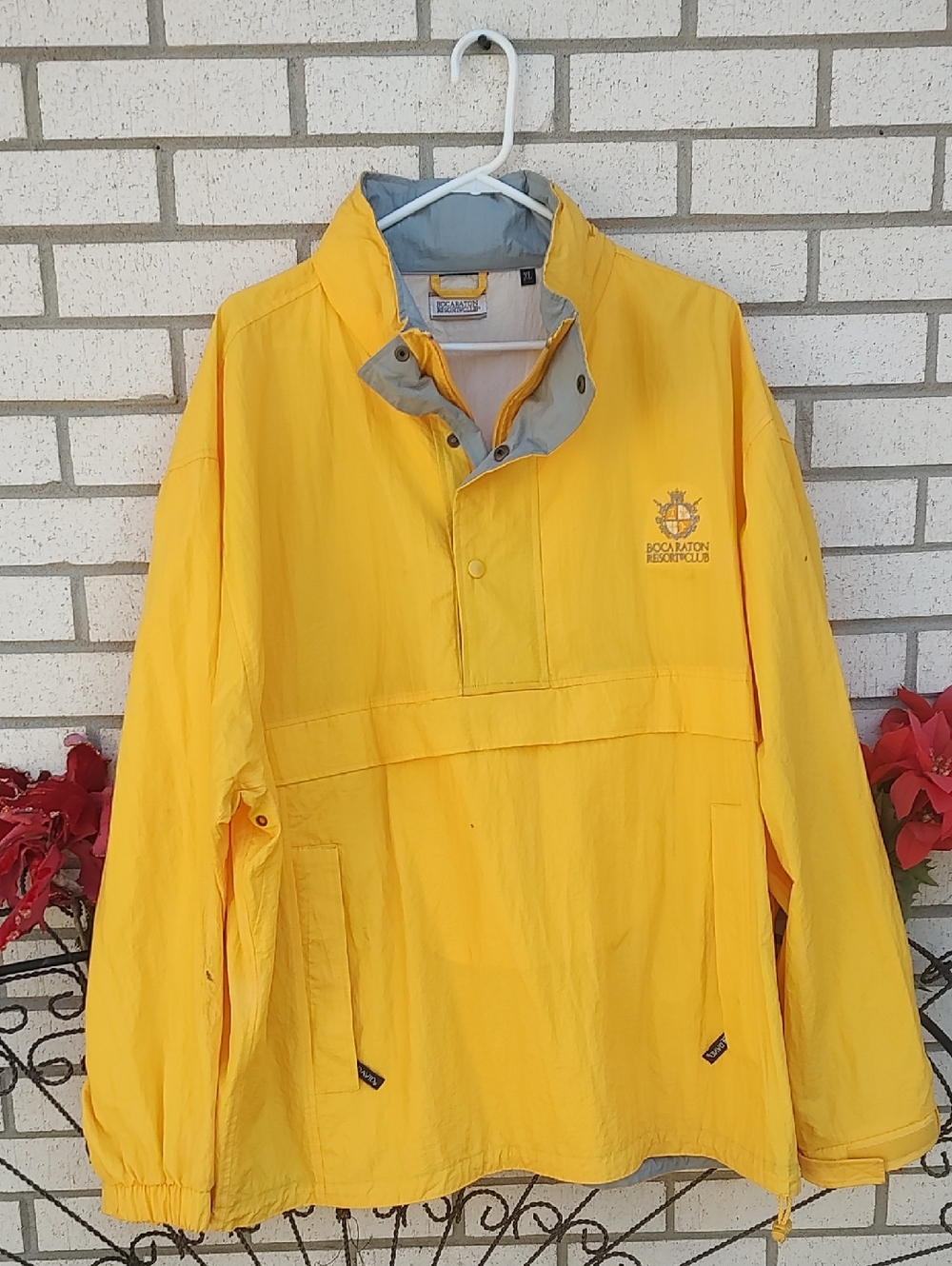 Yellow Pullover Windbreaker - Picture 2 of 10
